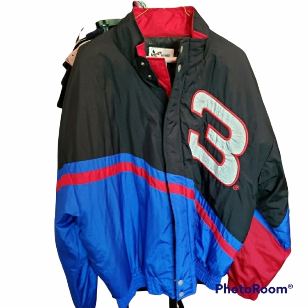Dale Earnhardt windbreaker bomber style EUC